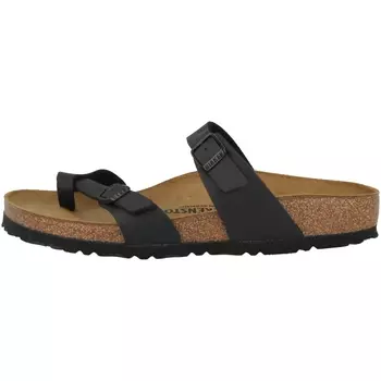 Мюли Birkenstock Pantolette Mayari Birko Flor normal, черный