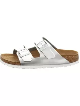 Мюли Birkenstock Pantolette, серебряный