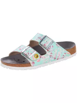 Мюли Birkenstock Sandalen Arizona ESD Flower, цвет mintgrn