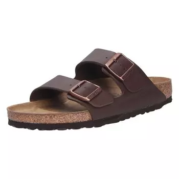 Мюли Birkenstock Tieffubett Pantolette ARIZONA NORMALE FORM, коричневый