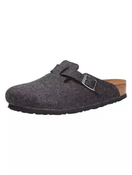 Мюли Birkenstock Tieffubett Pantolette BOSTON FE, серый