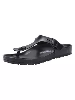 Мюли Birkenstock Tieffubett Pantolette GIZEH EVA, черный
