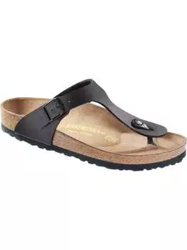 Мюли Birkenstock Zehentrenner Gizeh Birko-Flor, черный