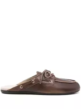 Мюли Boat MIU MIU, коричневый