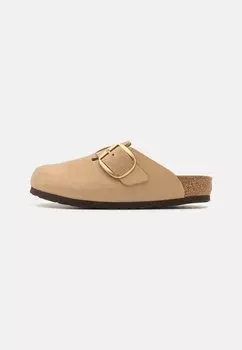 Мюли BOSTON BIG BUCKLE REGULAR Birkenstock, бежевый