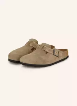 Мюли boston braided Birkenstock, коричневый