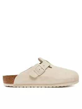 Мюли Boston zamsz 1027667 Birkenstock, белый