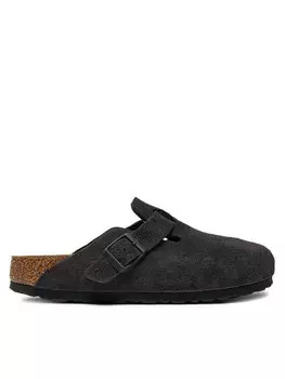Мюли Boston zamsz 1028552 Birkenstock, серый