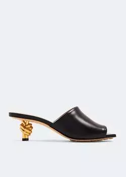 Мюли Bottega Veneta Knot, черный