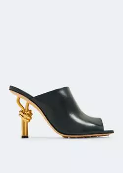 Мюли Bottega Veneta Knot, зеленый