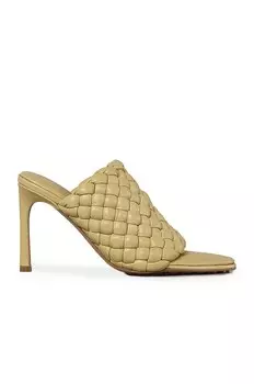 Мюли Bottega Veneta Padded Leather Sandals, цвет Tapioca