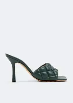 Мюли Bottega Veneta Padded, зеленый