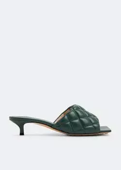 Мюли Bottega Veneta Padded, зеленый