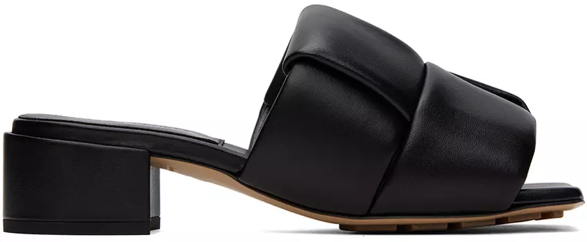 Мюли Bottega Veneta с черными нашивками