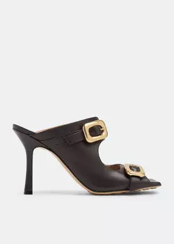 Мюли Bottega Veneta Stretch Buckle, коричневый