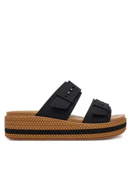 Мюли Brooklyn Woven Buckle 209978 Crocs, черный