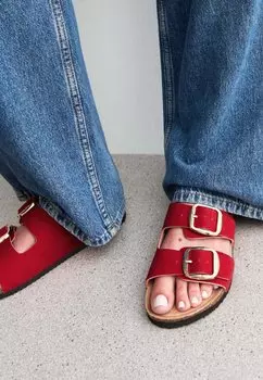 Мюли BUCKLED STRAP New Look, красный