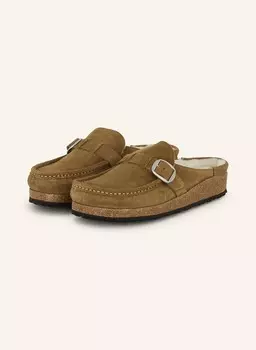Мюли Buckley из овчины Birkenstock, коричневый