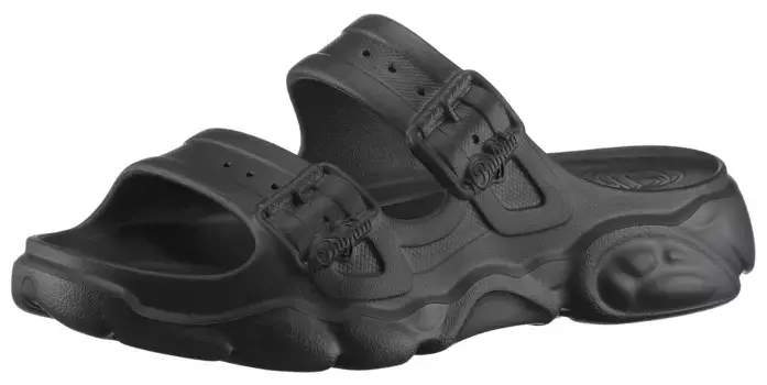 Мюли Buffalo "CLD ARI SLIDE", летняя обувь, тапочки, можно надеть, черный