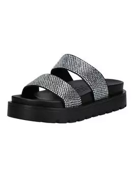 Мюли Buffalo, цвет schwarz/silber