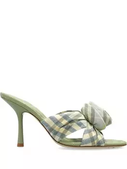 Мюли Burberry Mews Rose 90 мм, зеленый