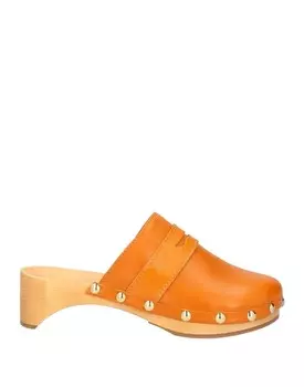 Мюли By Far, оранжевый