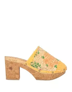 Мюли By Walid, желтый