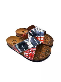 Мюли Calceo, цвет wei/rot