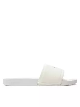 Мюли Calvin Klein Jeans Slide Institutional Metallic YM0YM01018, белый