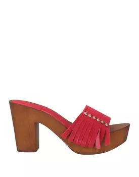 Мюли Cantini & Cantini, красный