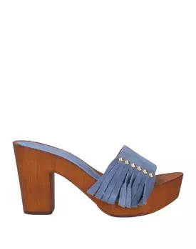 Мюли Cantini & Cantini, пастельный синий