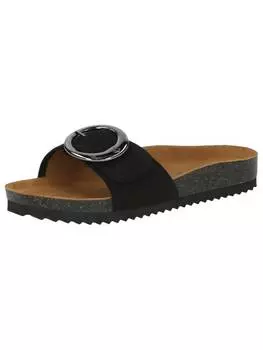 Мюли Caprice, цвет black nubuc