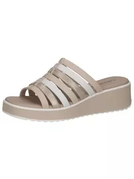 Мюли Caprice, цвет white/lt gold