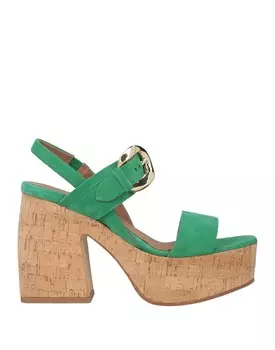 Мюли Carmens, зеленый