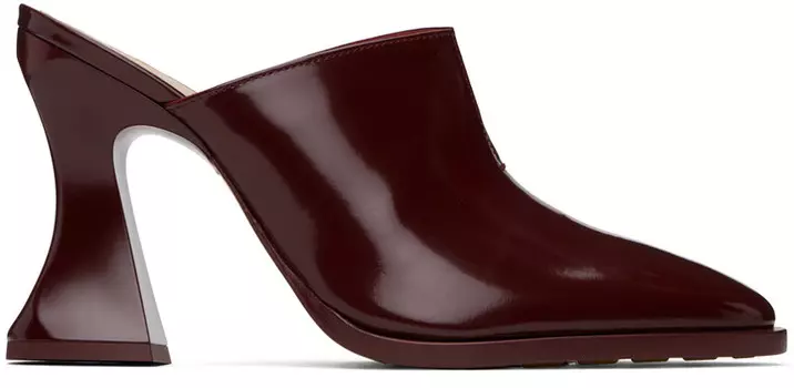Мюли Cha-Cha цвета бордо Bottega Veneta
