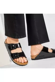 Мюли - Черный - Плоская подошва Birkenstock, черный