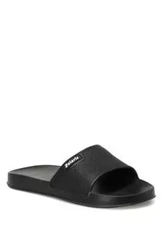 Мюли - Черный - Плоская подошва Polaris, черный