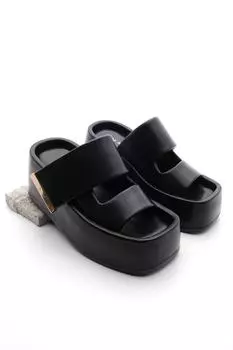 Мюли - Черный - Танкетка Marjin, черный