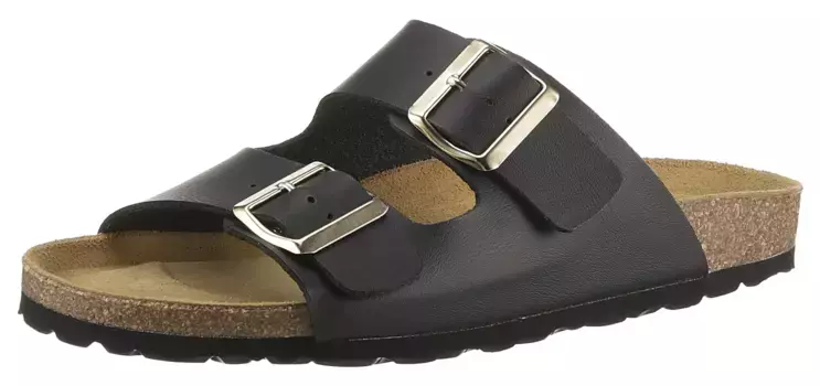 Мюли CITY WALK, базовые, летние туфли, тапочки на пряжках, черный