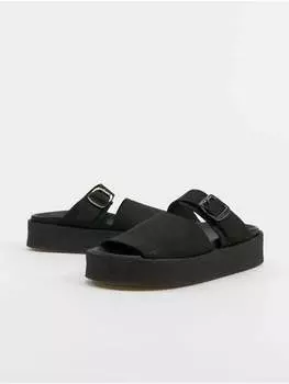 Мюли Clarks, черный