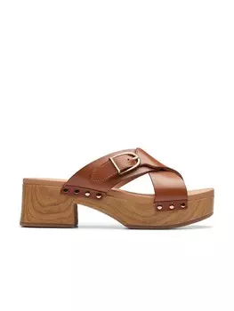 Мюли Clarks Leder Sivanne Walk, светло-коричневый