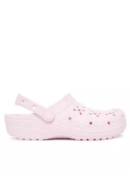 Мюли Classic Floral Cut Out Clog 210927 Crocs, розовый