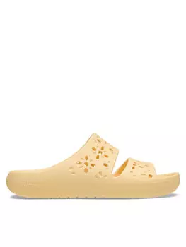 Мюли Classic Floral Cutout Sandal 210966 Crocs, оранжевый