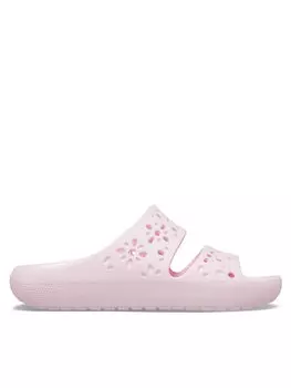 Мюли Classic Floral Cutout Sandal 210966 Crocs, розовый