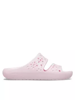 Мюли Classic Floral Cutout Sandal 210966 Crocs, розовый