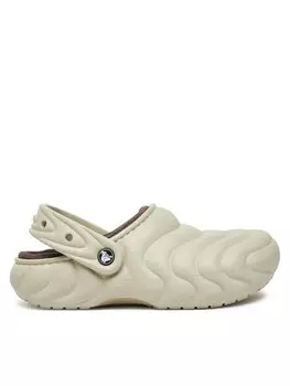 Мюли Classic Lined Overpuff Clog 210059 Crocs, бежевый