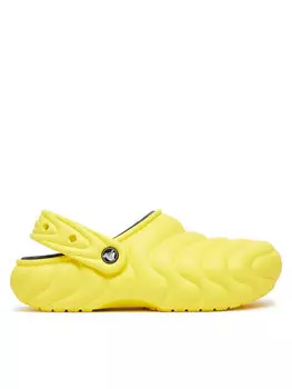 Мюли Classic Lined Overpuff Clog 210059 Crocs, желтый