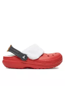 Мюли Classic Lined Santa Clog 210933 Crocs, красный