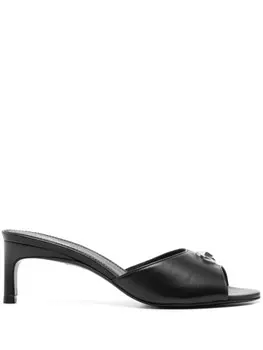 Мюли Coperni 60 мм с низким логотипом, черный