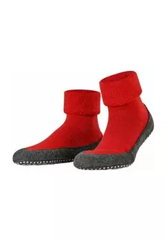 Мюли «Cosyshoe», шерсть мериноса, принт «нуб» FALKE, красный